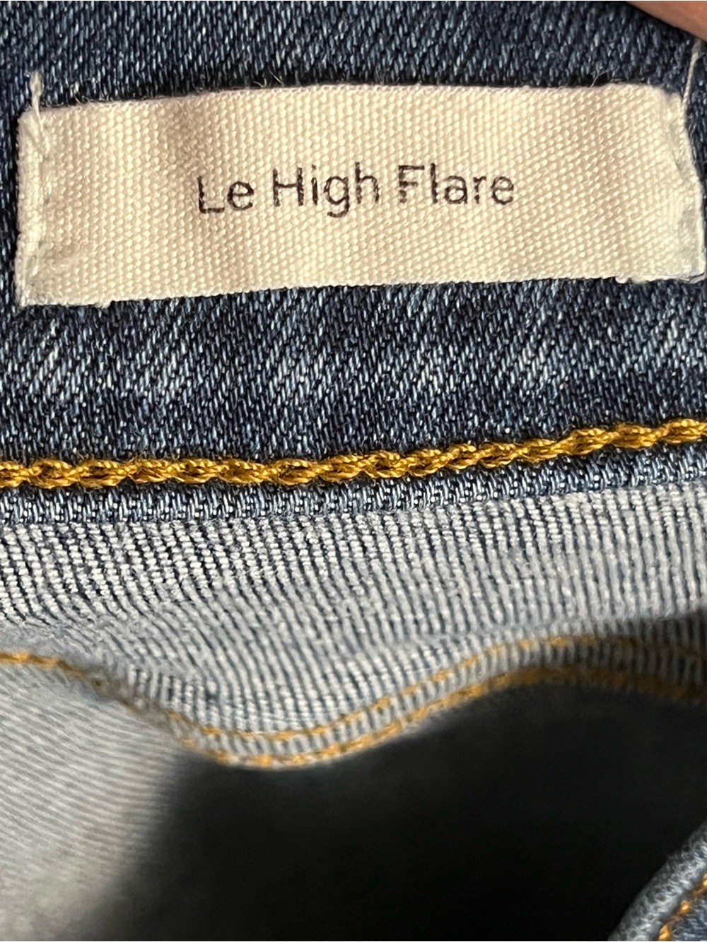 FRAME Le High Flare Jeans Dublin Dark Wash High Rise 32 - Picture 12 of 12